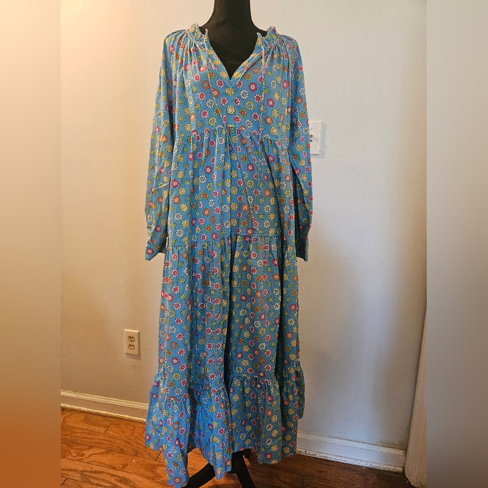Mira Mikati Blue Maxi Dress